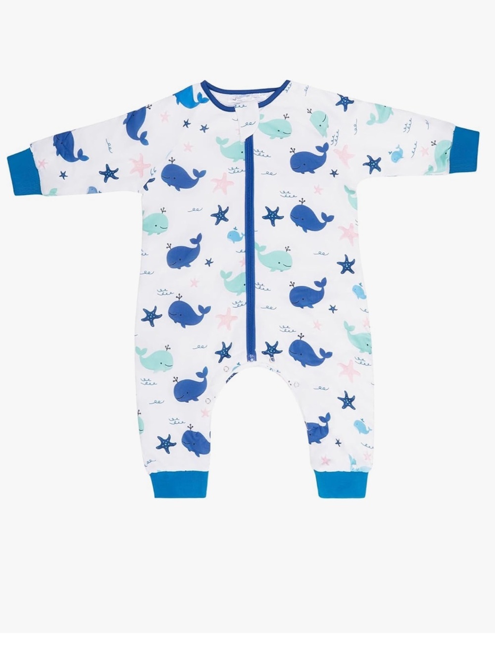 Litto Goose Toddler Sleep Sack cuffed  Baby Wearable Blanket Whale Design S NEW